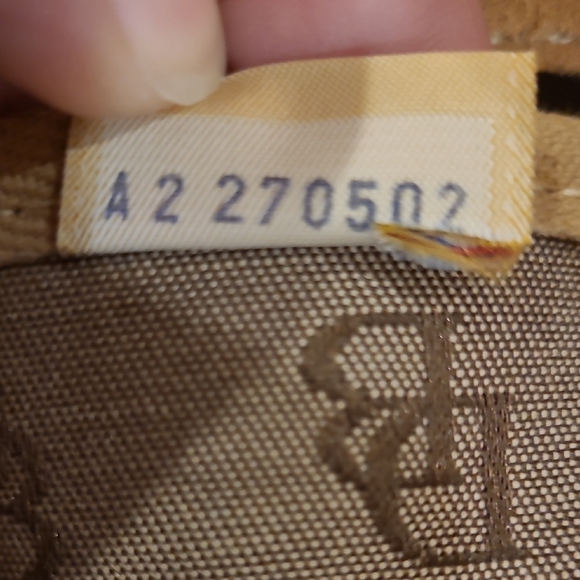 Authentic Dooney & Bourke Brown Monogram Shoulder Bag Leather Accents - Picture 10 of 13